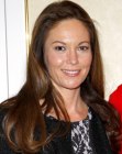 Diane Lane's long below the shoulder line hairstyle with layers