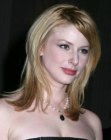Diane Neal with long hair