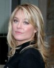 Elisabeth Rohm's long hairstyle that works for all face shapes