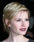 Elisha Cuthbert with short hair