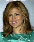 Eva Mendes with shoulderlength hair