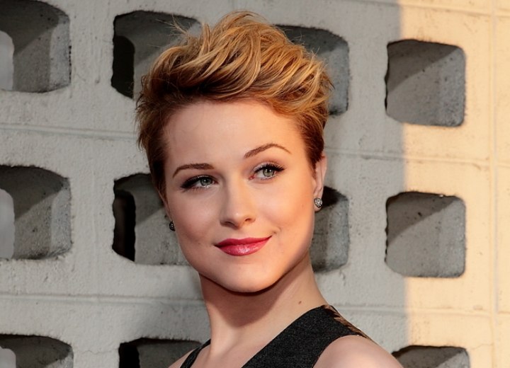 Evan Rachel Wood's pixie cut