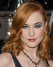 Evan Rachel Wood's 1930s look with curly hair