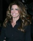 Faith Hill with long curls