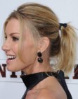 Faith Hill with a ponytail