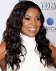Gabrielle Union with long curled hair