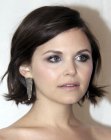 Ginnifer Goodwin's with short hair