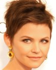 Ginnifer Goodwin with very short hair