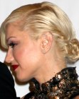 Gwen Stefani wearing her hair in a fun updo