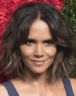 Halle Berry's longer than chin length bob