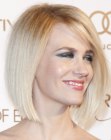 January Jones with her hair in a bob