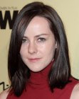 Jena Malone wearing a turtleneck dress