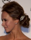 dressy chignon hairstyle