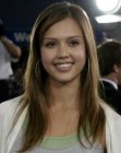 Jessica Alba with long hair