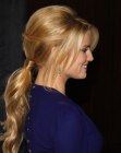 Jessica Simpson with a pony tail