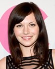 Jill Flint wporting just below the shoulders hair with high gloss