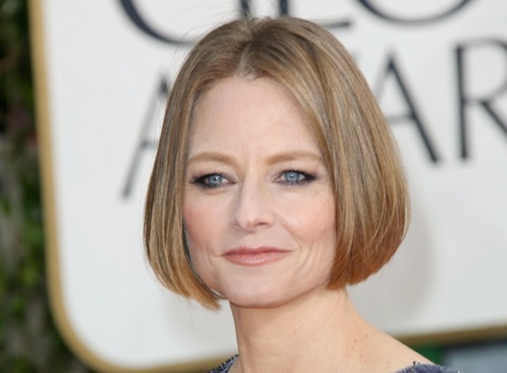 Jodie Foster with short hair