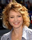 Jodie Foster with curls