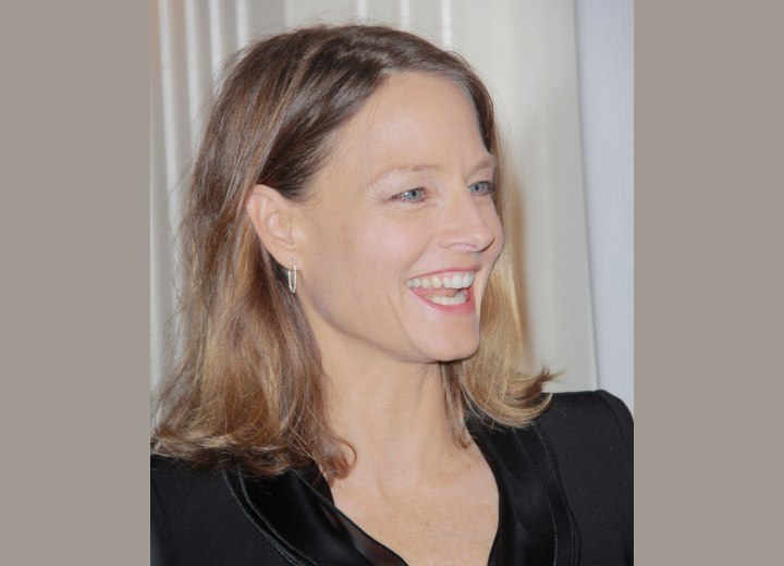 Jodie Foster's effortless hairstyle