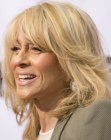 Judith Light rocking a long layered bob with long bangs