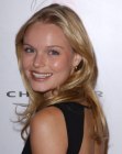 Kate Bosworth sporting a long uncomplicated haircut