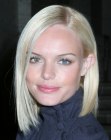 Kate Bosworth with her hair cut into a one length bob