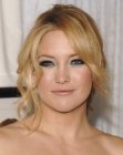 Kate Hudson's hair braided in a ponytail