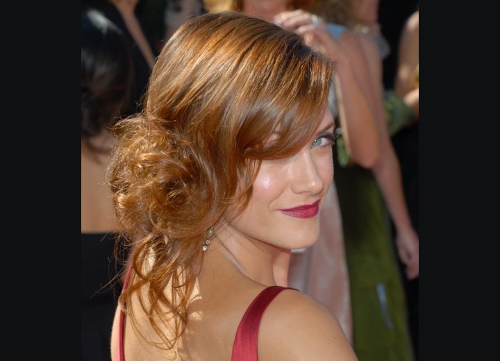Kate Walsh - Updo with curls on one side