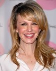 Kathryn Morris with long hair