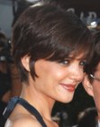 Katie Holmes with her pixie hairstyle