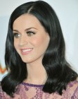 Katy Perry with blue black hair