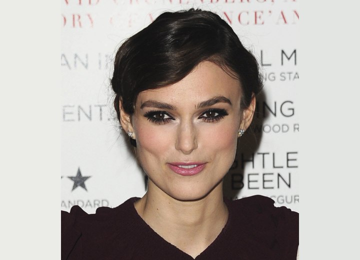 Keira Knightley's fashionable hairdo