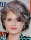 Kelly Osbourne's dressy short hairstyle