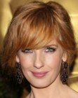 Kelly Reilly sporting a short hair look