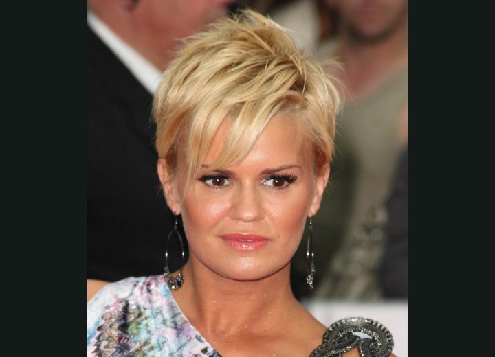 Kerry Katona's very short hair