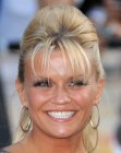 Kerry Katona wearing her hair in a ponytail