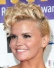 Kerry Katona with festive short hair