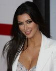 Kim Kardashian's very long hair