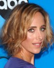 Kim Raver wearing her hair in a neck length layered bob