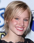 Kristen Bell sporting a cute short hairstyle