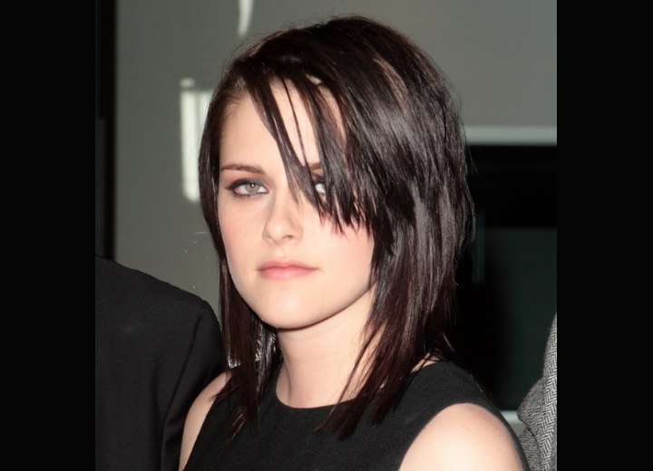 Kristen Stewart with choppy hair