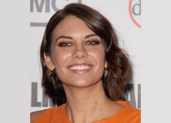 Lauren Cohan - medium length hairstyle