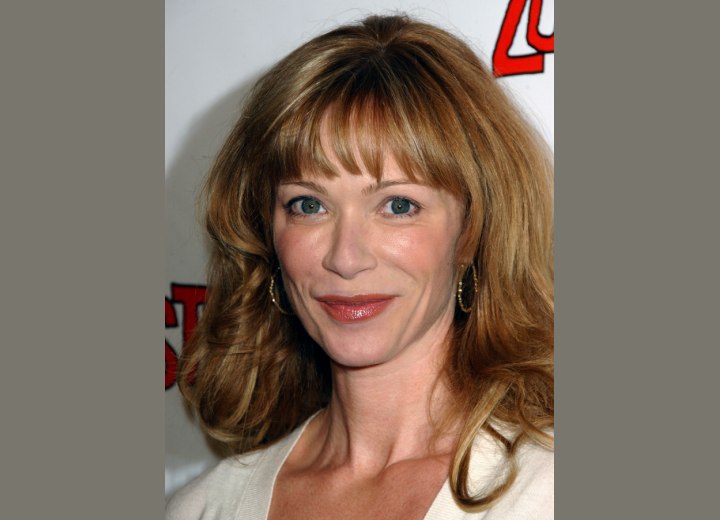close up photo of Lauren Holly's hair