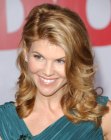 Lori Loughlin with long wavy hair