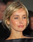 Louise Redknapp waering her hair up