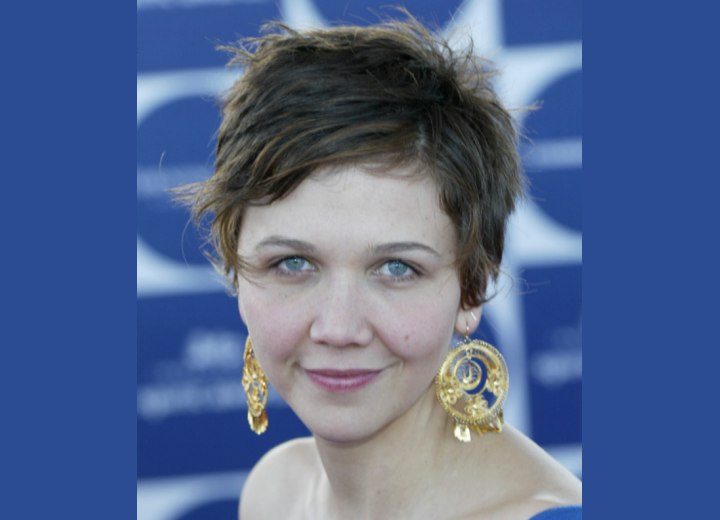 Maggie Gyllenhaal with short hair