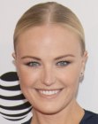 Malin Akerman wearing her sleek hair in a ponytail