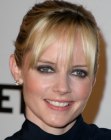 Marley Shelton's simple updo with a knot at the back