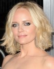 Marley Shelton with medium length hair