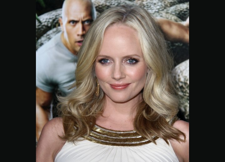 Marley Shelton with long hair